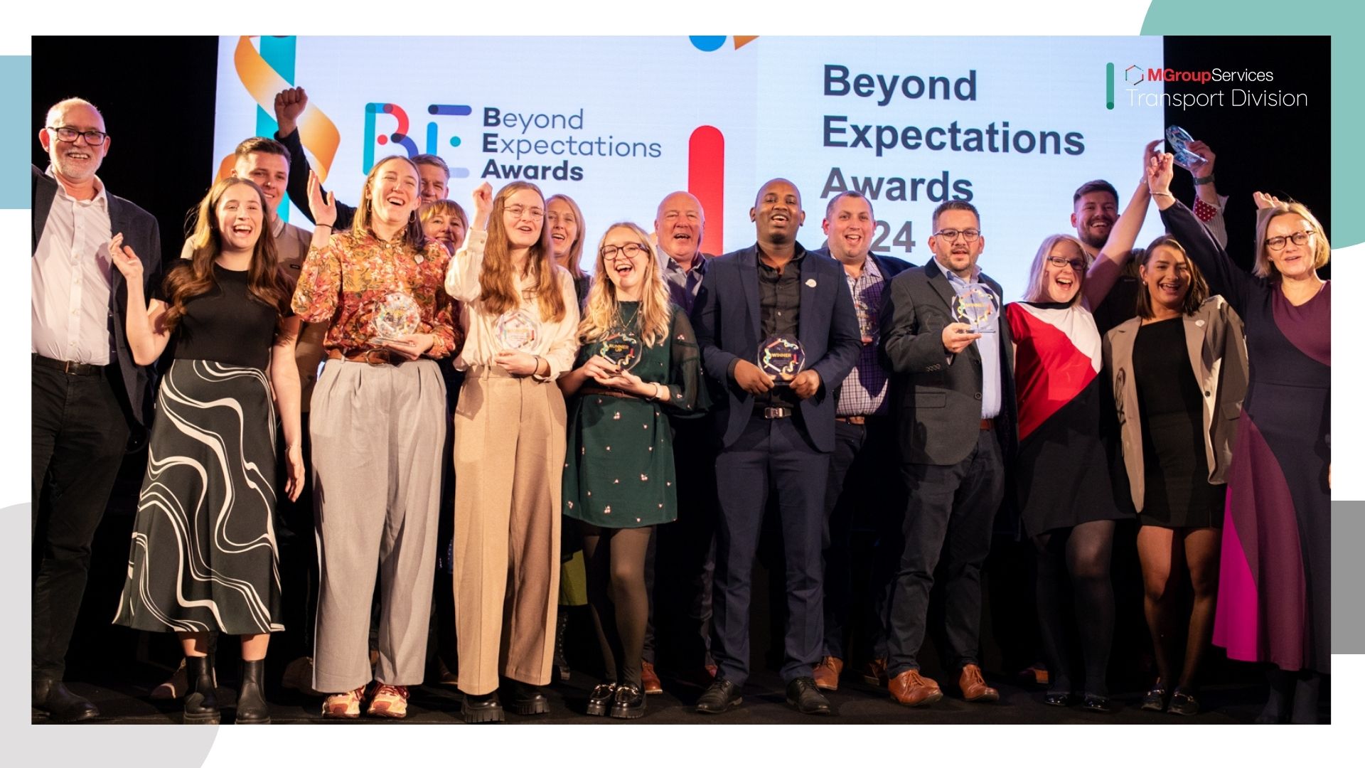 A showcase of success for M Group Services people at the Beyond Expectations Awards 